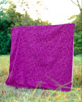 Fraktal batik fabric – pink