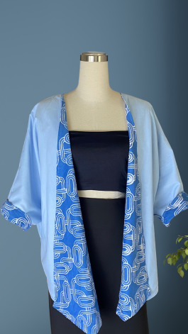 Batik Cardigan – Laur in Sky Blue