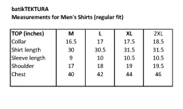 Men’s shirt – Fraktal in Red and White (short sleeves)