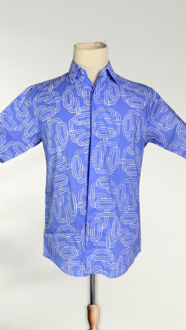 Men’s shirt – Laur in Cornflower Blue