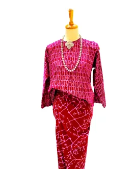 Pod Baju Kedah – Pink set