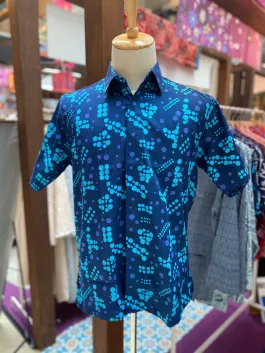 Men’s shirt – Pulang in Blue and Turquoise