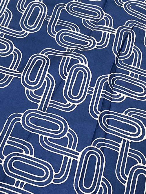 Laur Cotton Fabric in Estate Blue - Image 2