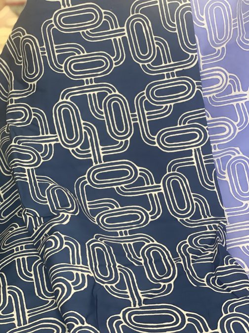 Laur Cotton Fabric in Estate Blue - Image 3