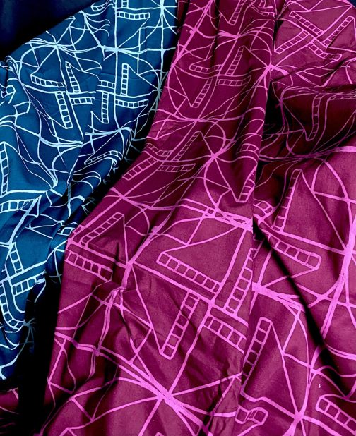 Men's shirt - Sendi in Purple and Cerise - Image 3