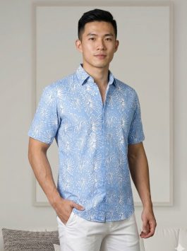 Men’s shirt – Rosa in Bel Air Blue