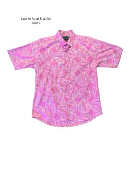 Men’s shirt – Laur In Rose & White