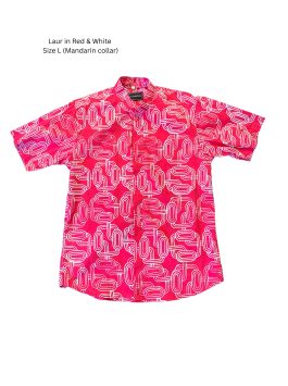 Men’s shirt – Laur In Red & White